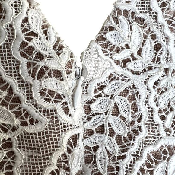 Dress The Population Bodycon Sheath Dress Women Size XS V-Neck Sleeveless Cla - Picture 7 of 10